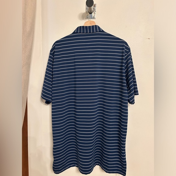 Paul Stuart Performance Polo, blue/white, L - Picture 2 of 3